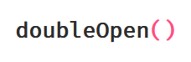Logo_doubleOpen()